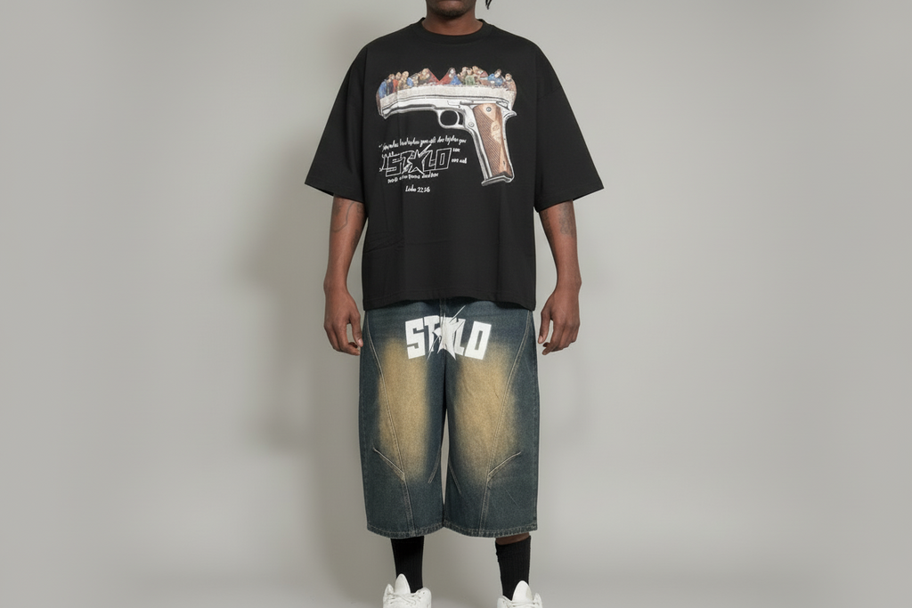 Stolo Clothing Co LUKE 22:36 Oversized Boxy Tee
