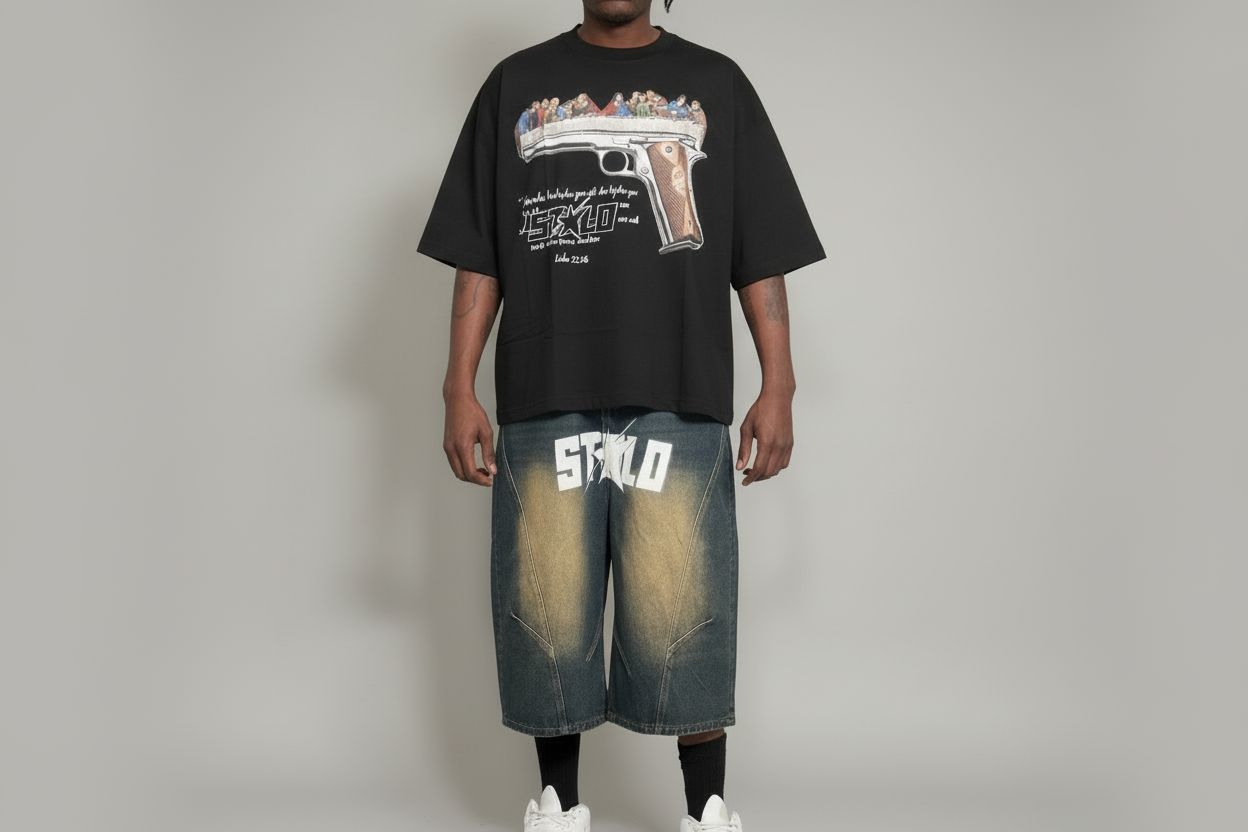 Stolo Clothing Co LUKE 22:36 Oversized Boxy Tee