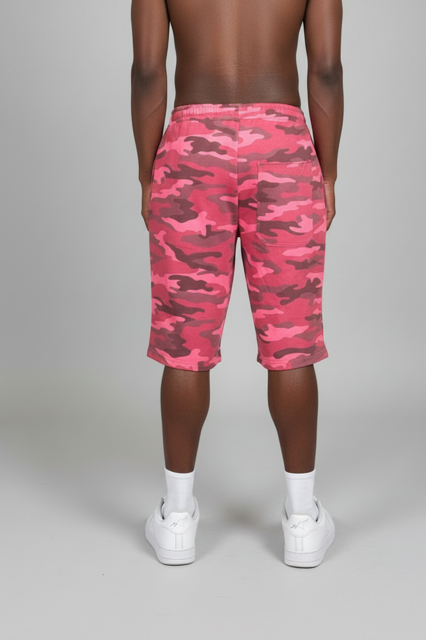 Stolo Clothing Co STARCHILD ROSE CAMO French Terry Heavyweight Shorts (420 GSM)