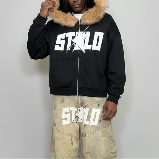 Stolo Clothing Co STARCHILD Fur Double Zip-Up Hoodie (400GSM)