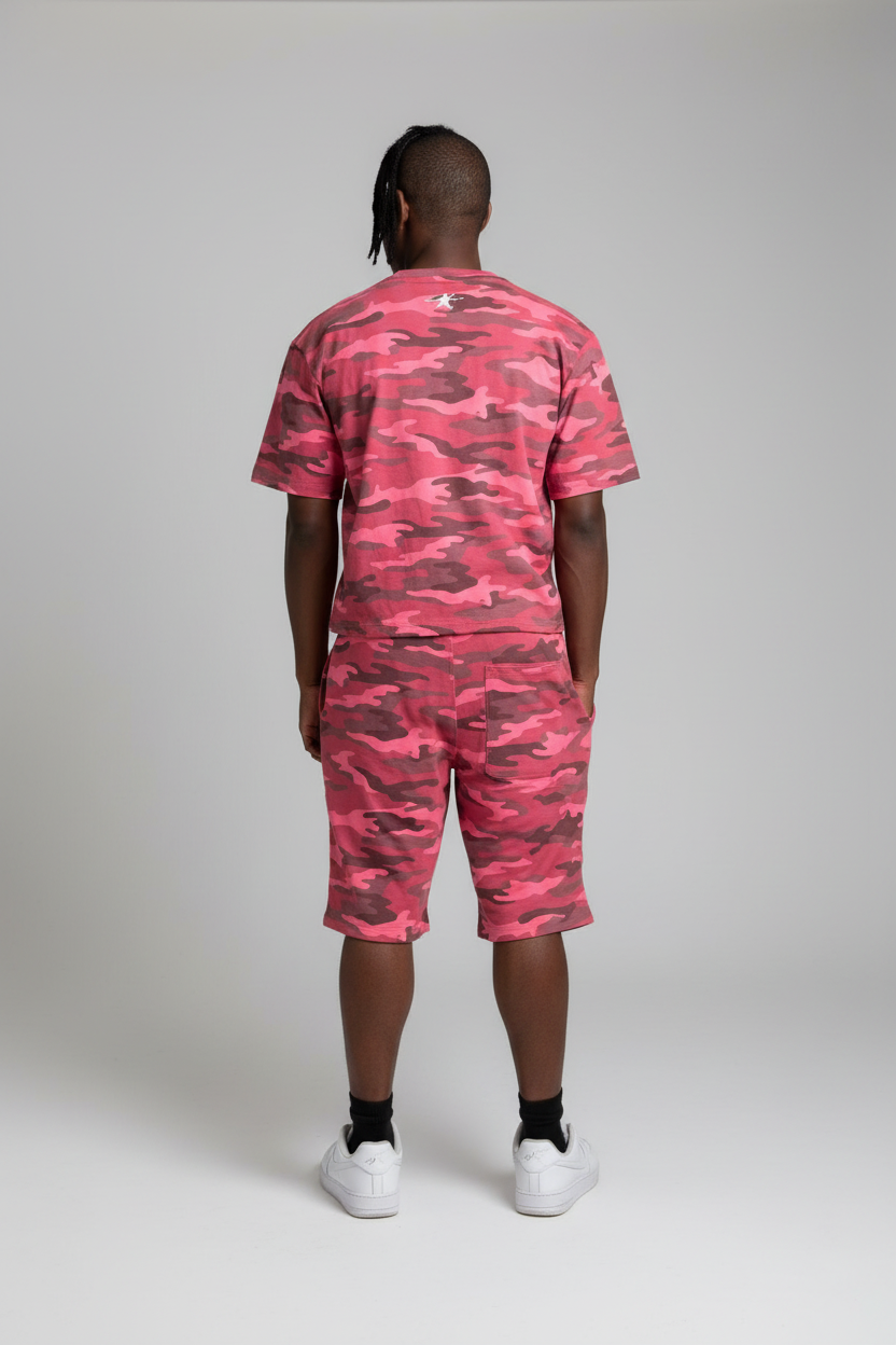 Stolo Clothing Co STARCHILD ROSE CAMO Heavyweight Boxy  Tee (270GSM)