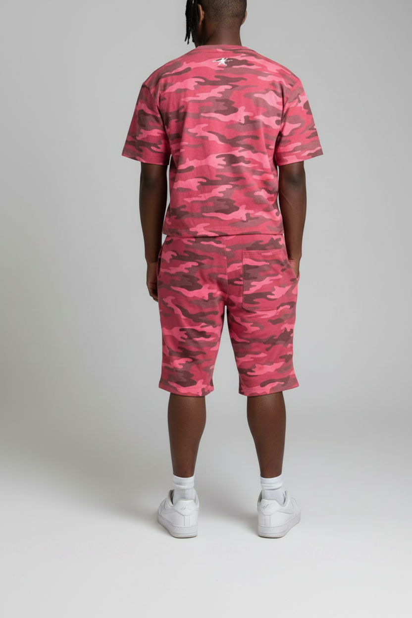 Stolo Clothing Co STARCHILD ROSE CAMO French Terry Heavyweight Shorts (420 GSM)