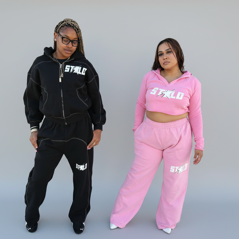 Stolo Clothing Co STARCHILD Vintage Washed Raw Edge Cropped Hoodie