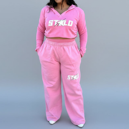 Stolo Clothing Co STARCHILD Double Waist Band Raw Edge Vintage Washed Baggy Sweatpants