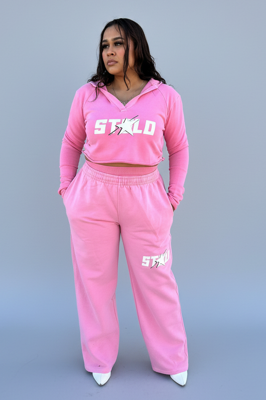 Stolo Clothing Co STARCHILD Vintage Washed Raw Edge Cropped Hoodie