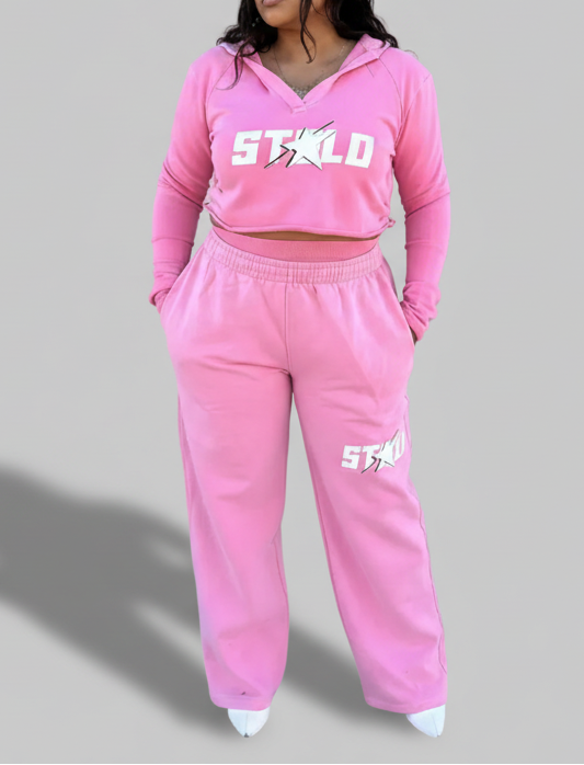 Stolo Clothing Co STARCHILD Double Waist Band Raw Edge Vintage Washed Baggy Sweatpants