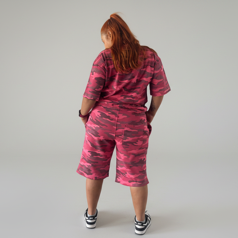 Stolo Clothing Co STARCHILD ROSE CAMO Heavyweight Boxy  Tee (270GSM)