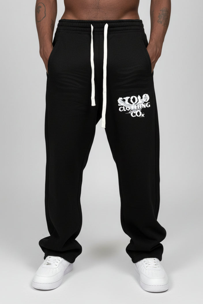 Stolo Clothing Co Birdies Sun Faded Curved Blade Sweatpants