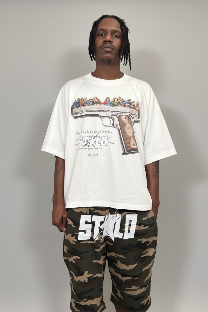 Stolo Clothing Co LUKE 22:36 Oversized Boxy Tee