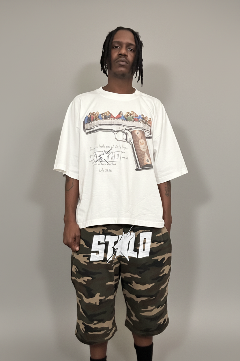 Stolo Clothing Co LUKE 22:36 Oversized Boxy Tee