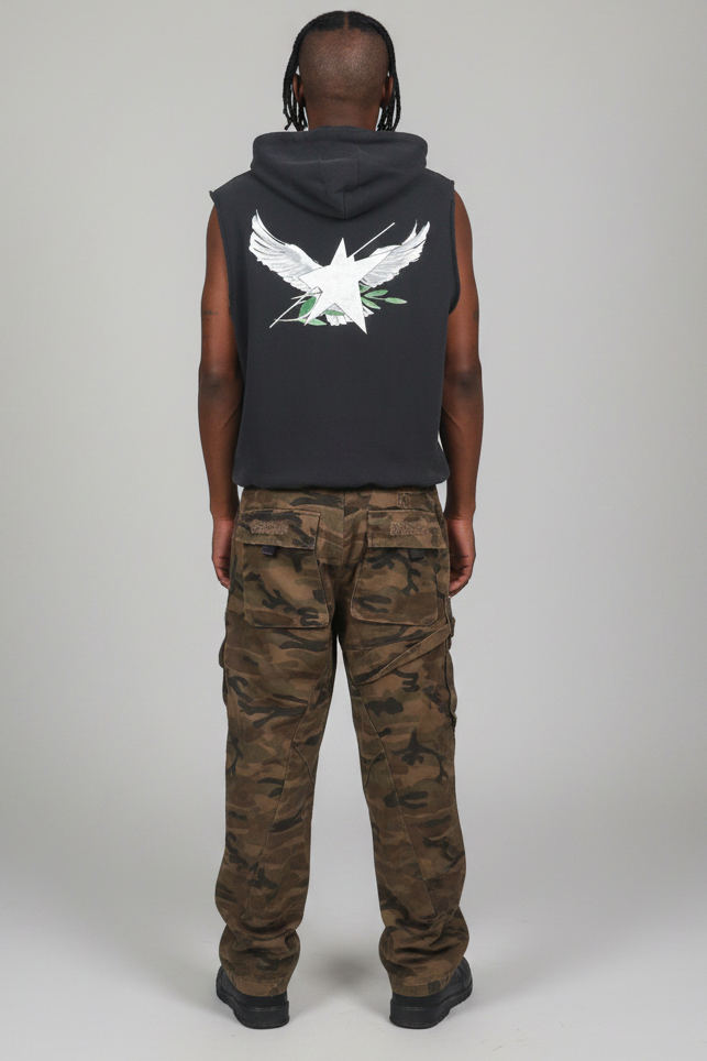 Stolo Clothing Co Birdies Snow Washed Sleeveless Hoodie