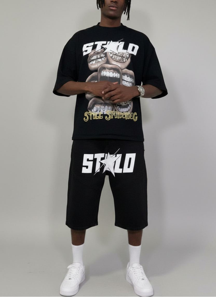 Stolo Clothing Co STILL SHINNING Oversized Boxy Tee