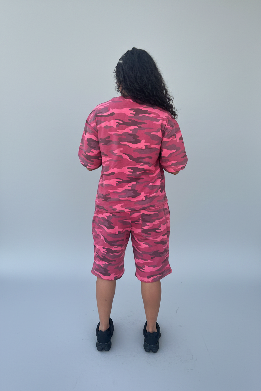 Stolo Clothing Co STARCHILD ROSE CAMO French Terry Boxy Tee (270GSM)