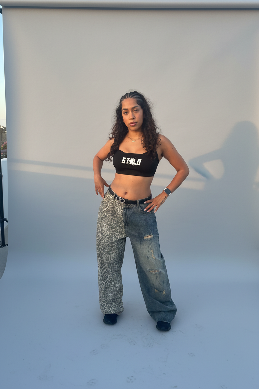 Stolo Clothing Co STARCHILD Criss Cross Yoga Sports Bra