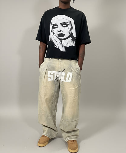 Stolo Clothing Co STARCHILD Baggy Faded Denim Jeans