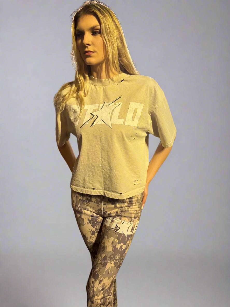 Stolo Clothing Co STARCHILD Hand-Frayed Boxy Tee