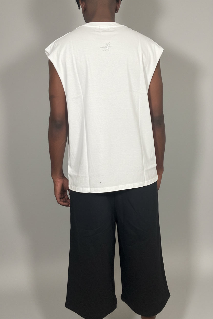Stolo Clothing Co LUKE 22:34 Raw Edge Cotton Tank Top Tee