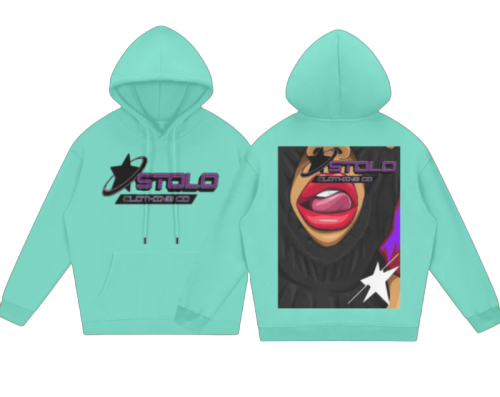 Stolo Clothing Co  Trap Queen Unisex Fleece Mask On Hoodie