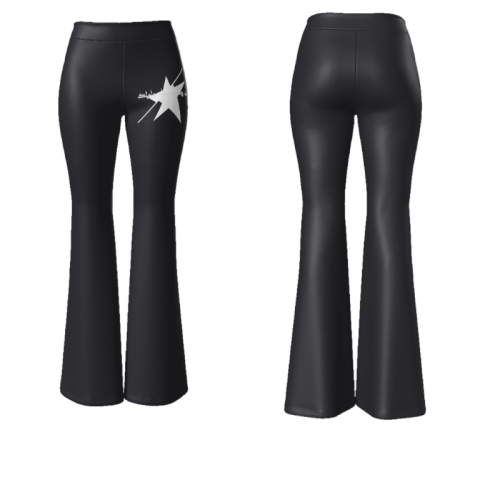 Stolo Clothing Co Starz 444 Flare High Waisted Yoga Pants