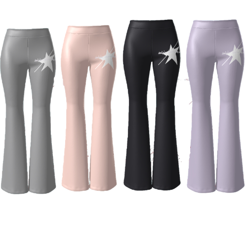 Stolo Clothing Co Starz 444 Flare High Waisted Yoga Pants