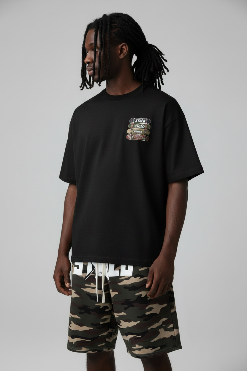 Stolo Clothing Co STOLO SKATE Oversized Drop Shoulder Tee