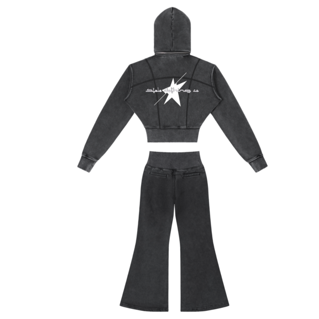 STOLO REBORN Vintage Washed Flare Fleece Set
