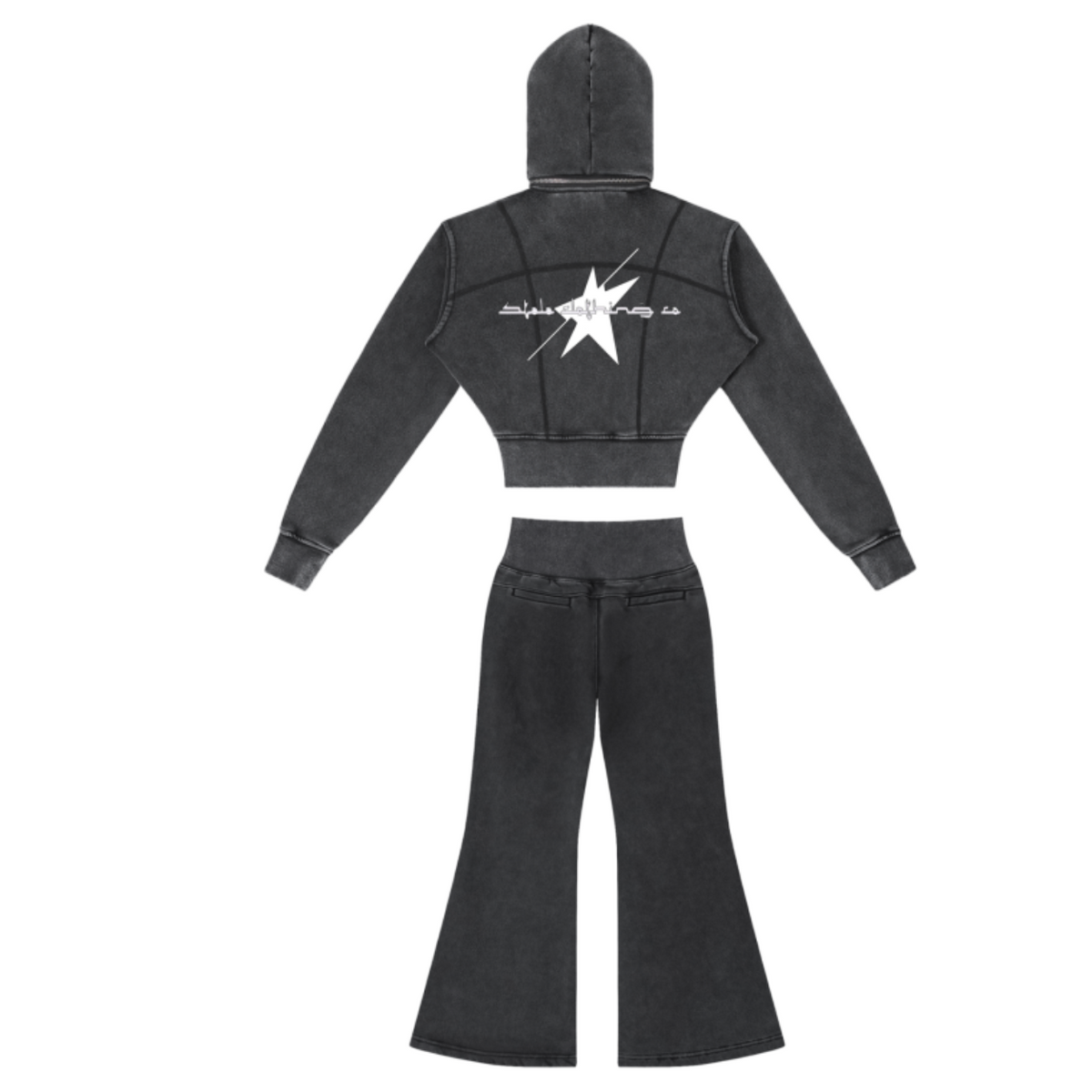 STOLO REBORN Vintage Washed Flare Fleece Set