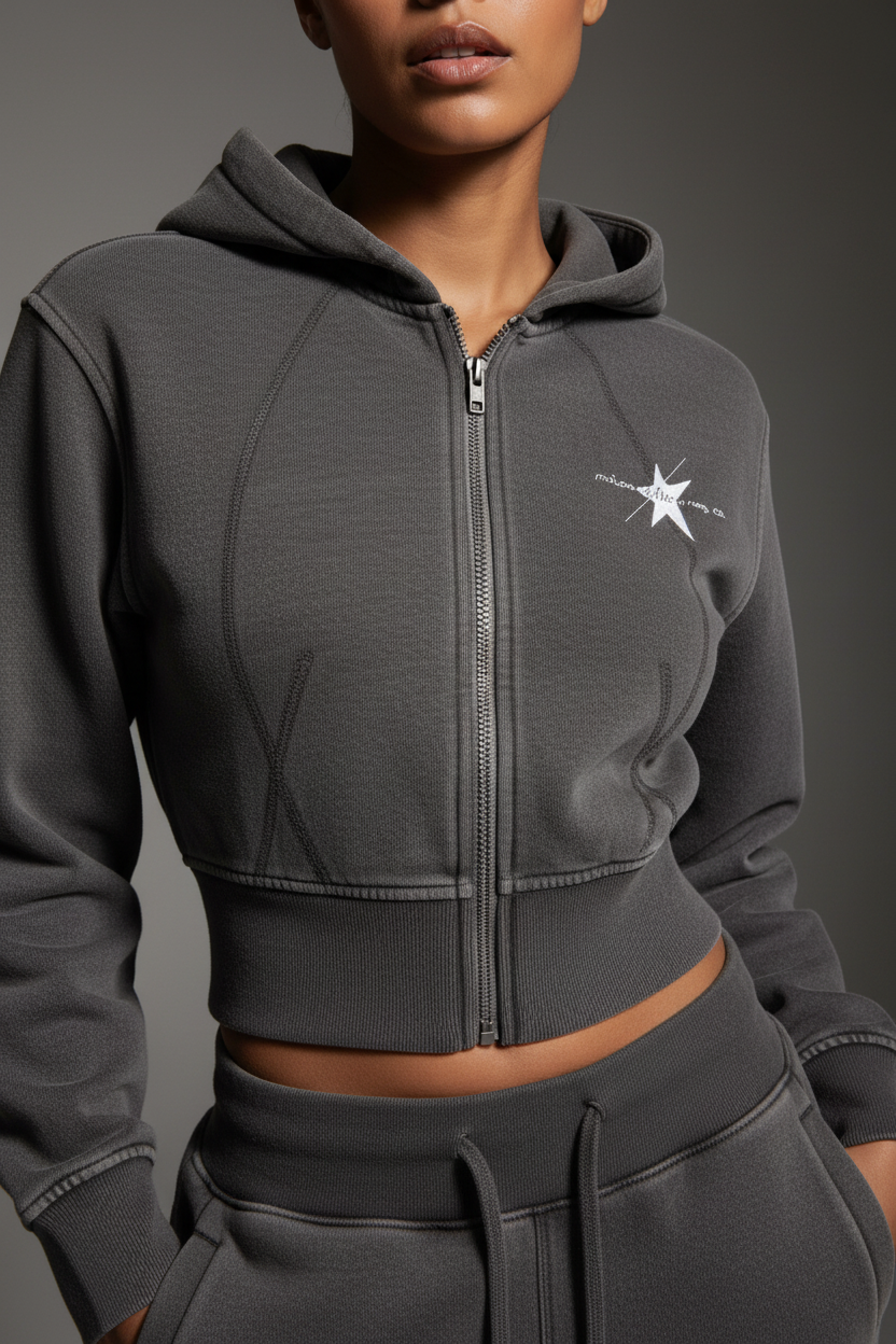 STOLO REBORN Vintage Washed Flare Fleece Set