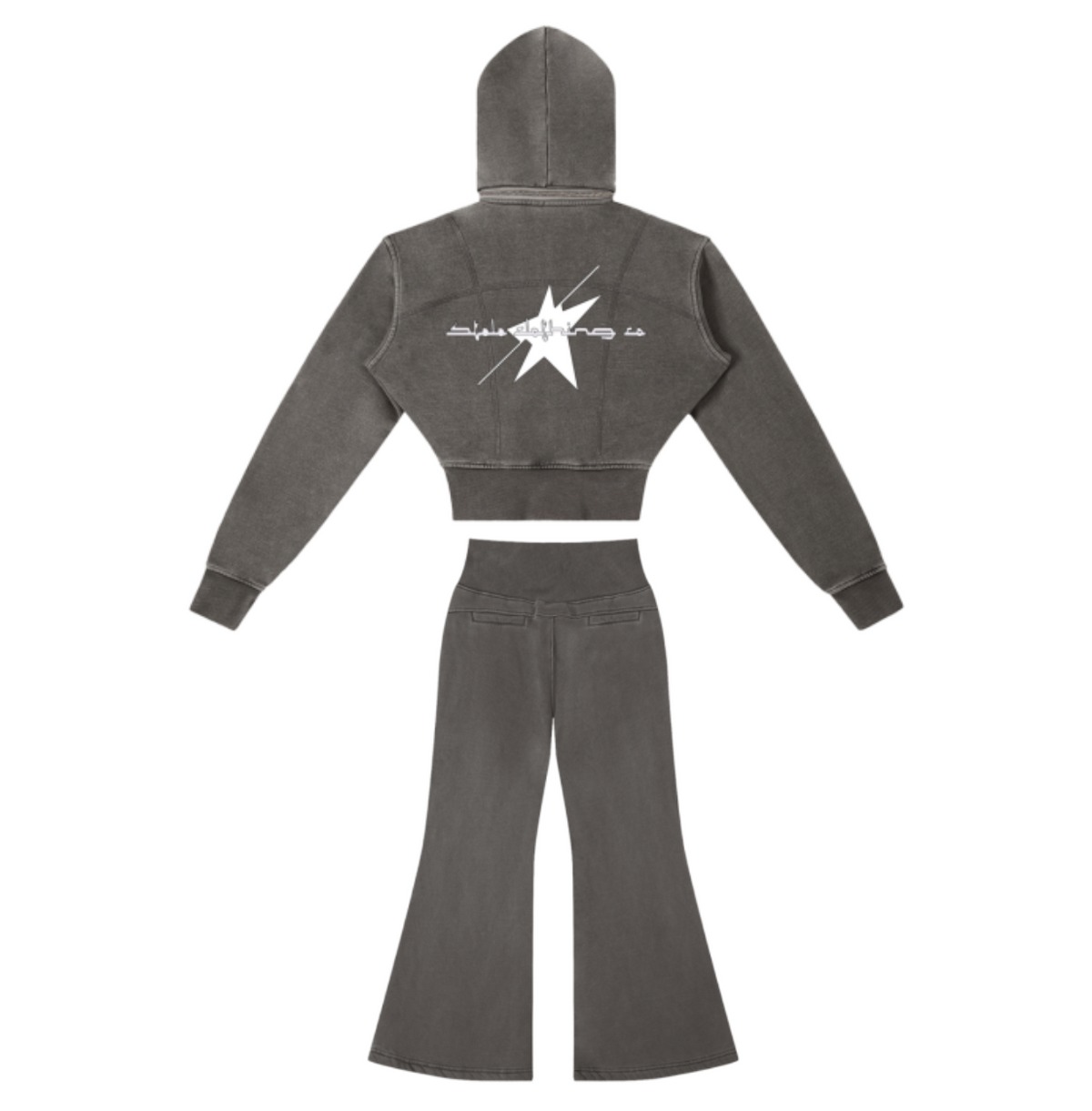 STOLO REBORN Vintage Washed Flare Fleece Set