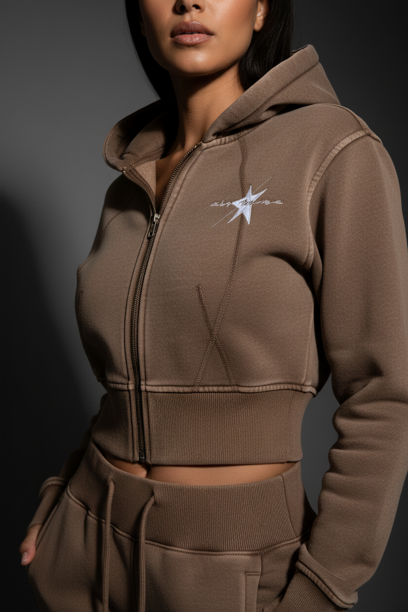 STOLO REBORN Vintage Washed Flare Fleece Set
