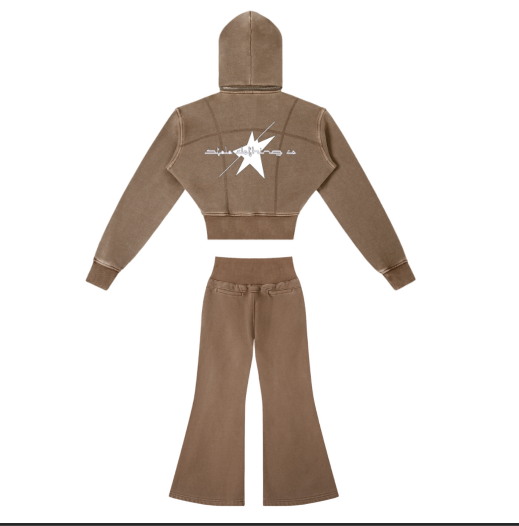 STOLO REBORN Vintage Washed Flare Fleece Set