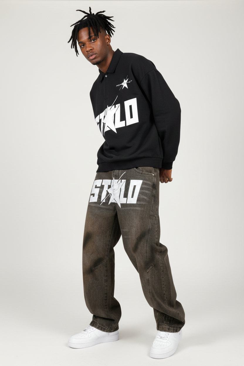Stolo Clothing Co Heavyweight Half-Zip Polo（445GSM）