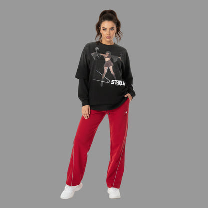 Stolo Clothing Co PAIN PIN Sunfaded Hand-Frayed Two-Piece Tee