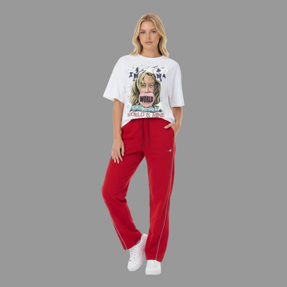 Stolo Clothing Co WORLD IS MINE Oversized Cropped Boxy Tee