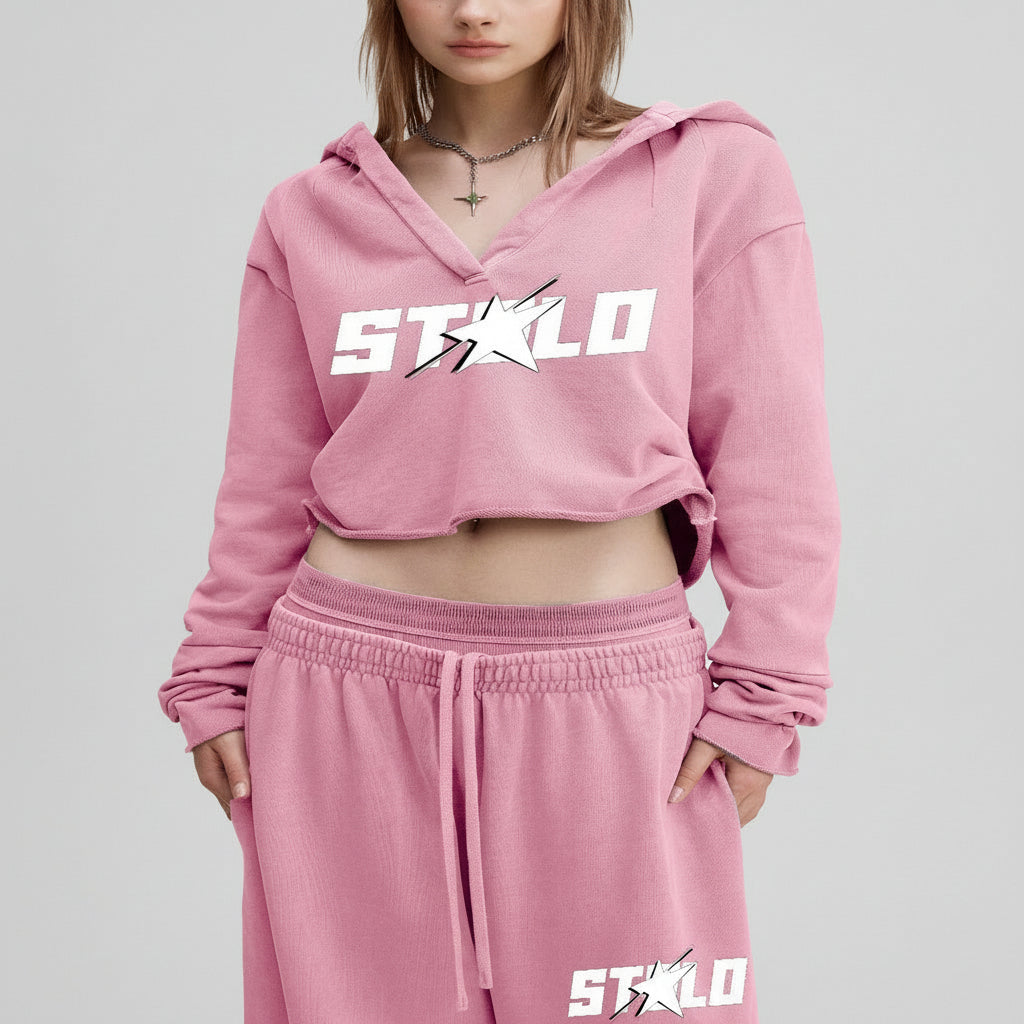 Stolo Clothing Co STARCHILD Vintage Washed Raw Edge Double Waist Band Baggy Sweats