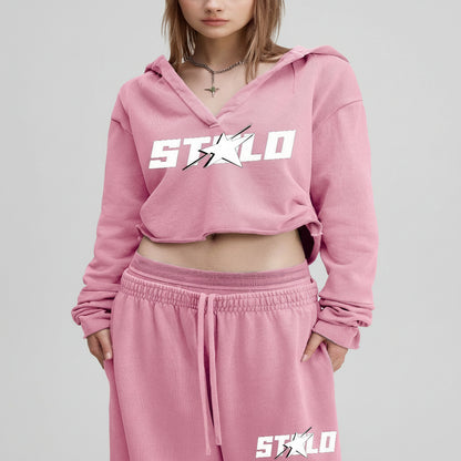 Stolo Clothing Co STARCHILD Vintage Washed Raw Edge Double Waist Band Baggy Sweats