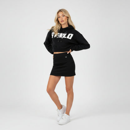 Stolo Clothing Co STARCHILD Back Print Hip Huggin Drawstring Skirt