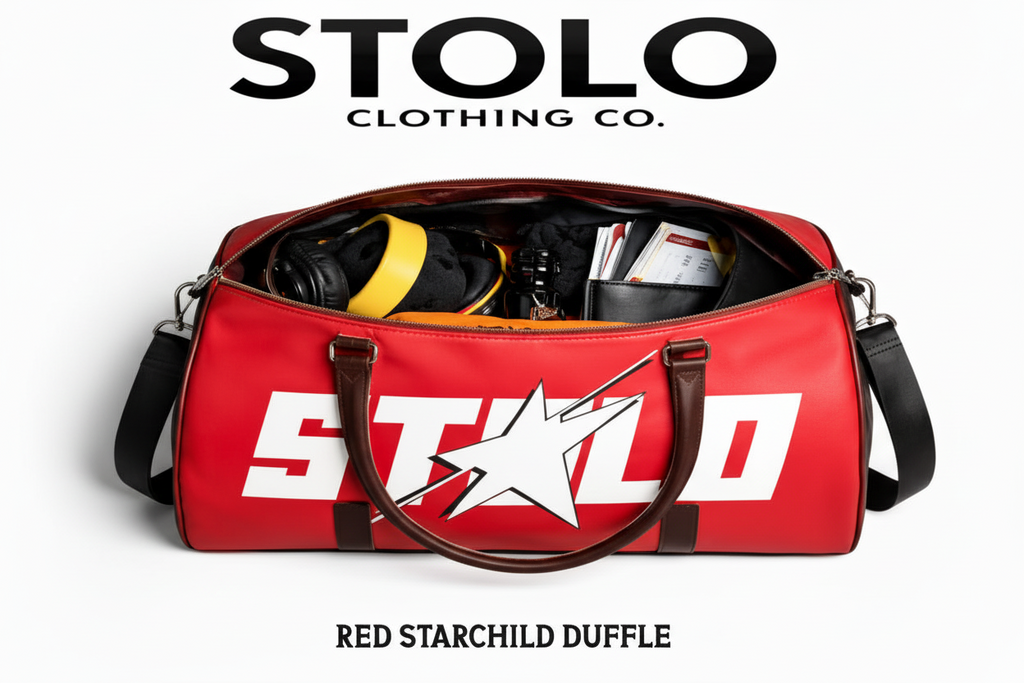 Stolo Clothing Co STARCHILD Red Duffle Bag