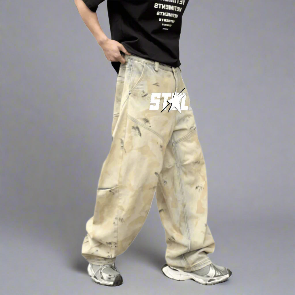 Stolo Clothing Co STARCHILD 1 OF 1 Unisex Curved Blade Baggy Jeans