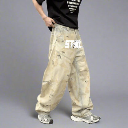 Stolo Clothing Co STARCHILD 1 OF 1 Unisex Curved Blade Baggy Jeans