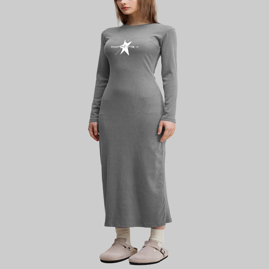 Stolo Clothing Co Essentials Dyed Washed Slit Maxi Dress