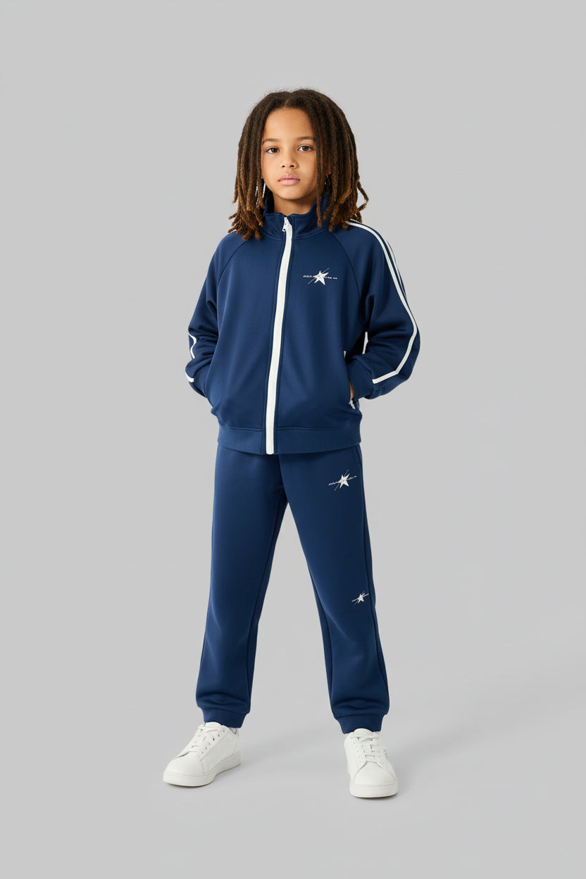 Stolo Clothing Co Kid’s Contrast Tape Coach Jacket