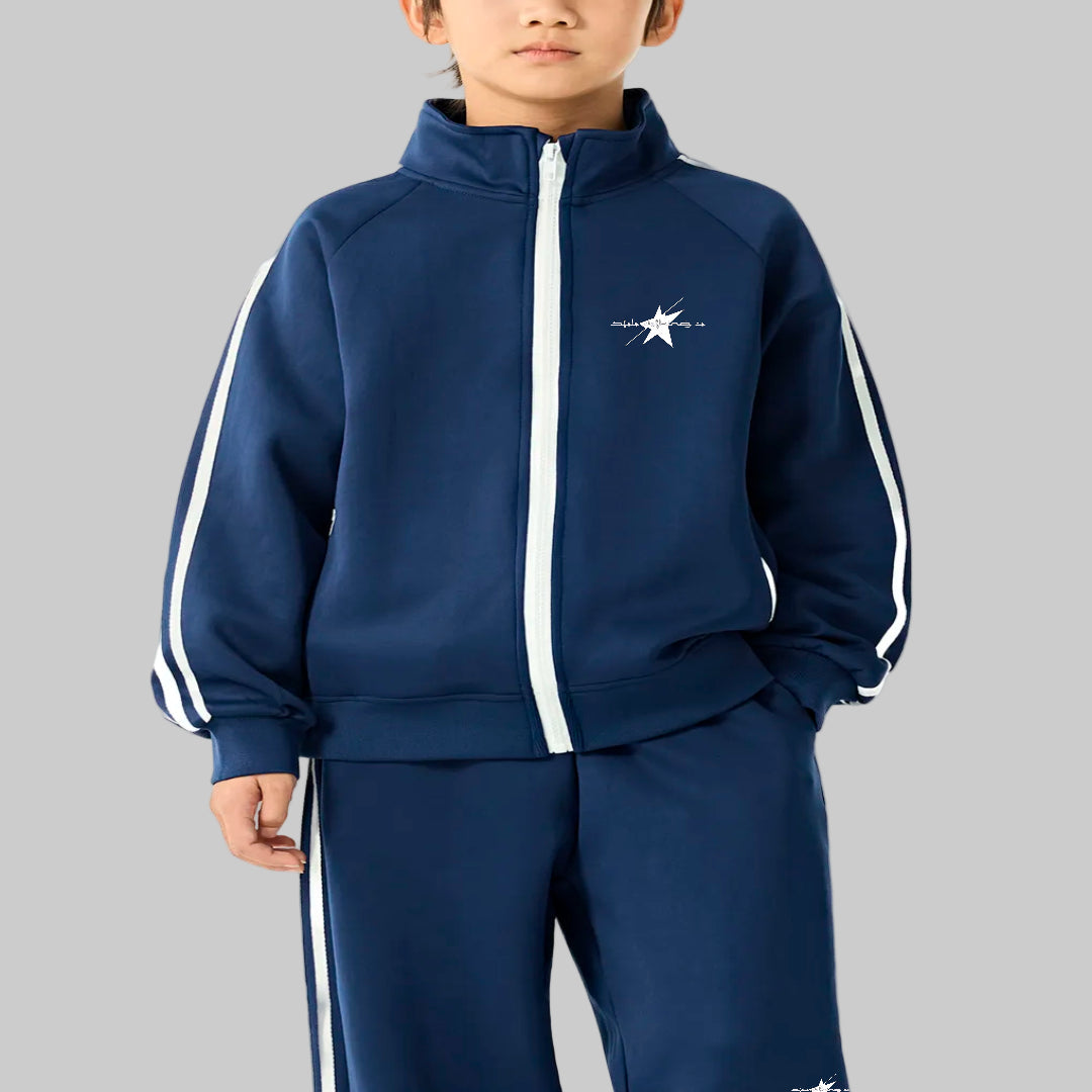 Stolo Clothing Co Kid’s Contrast Tape Coach Jacket