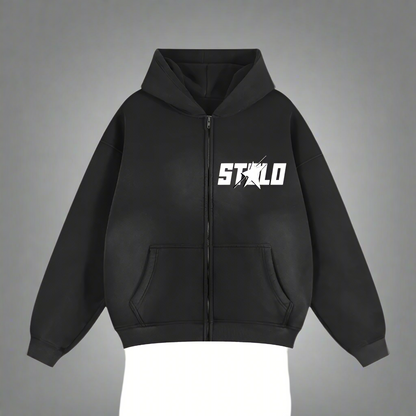 Stolo Clothing Co STARCHILD Essentials Heavyweight Boxy Zip Up Hoodie