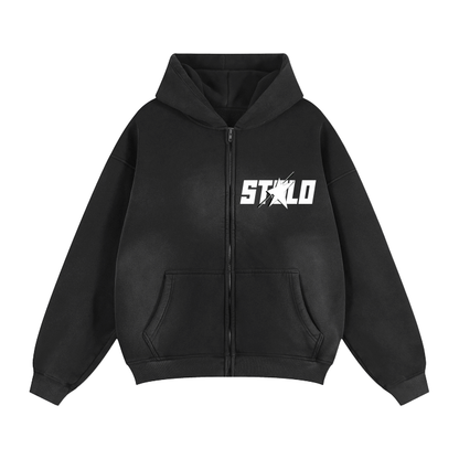 Stolo Clothing Co STARCHILD Essentials Heavyweight Boxy Zip Up Hoodie