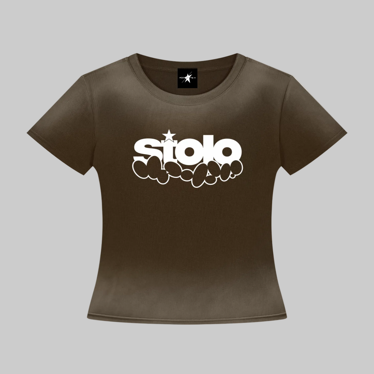 Stolo Clothing Co SKATE 2.0 Sun Faded  Fitted Crop Tee