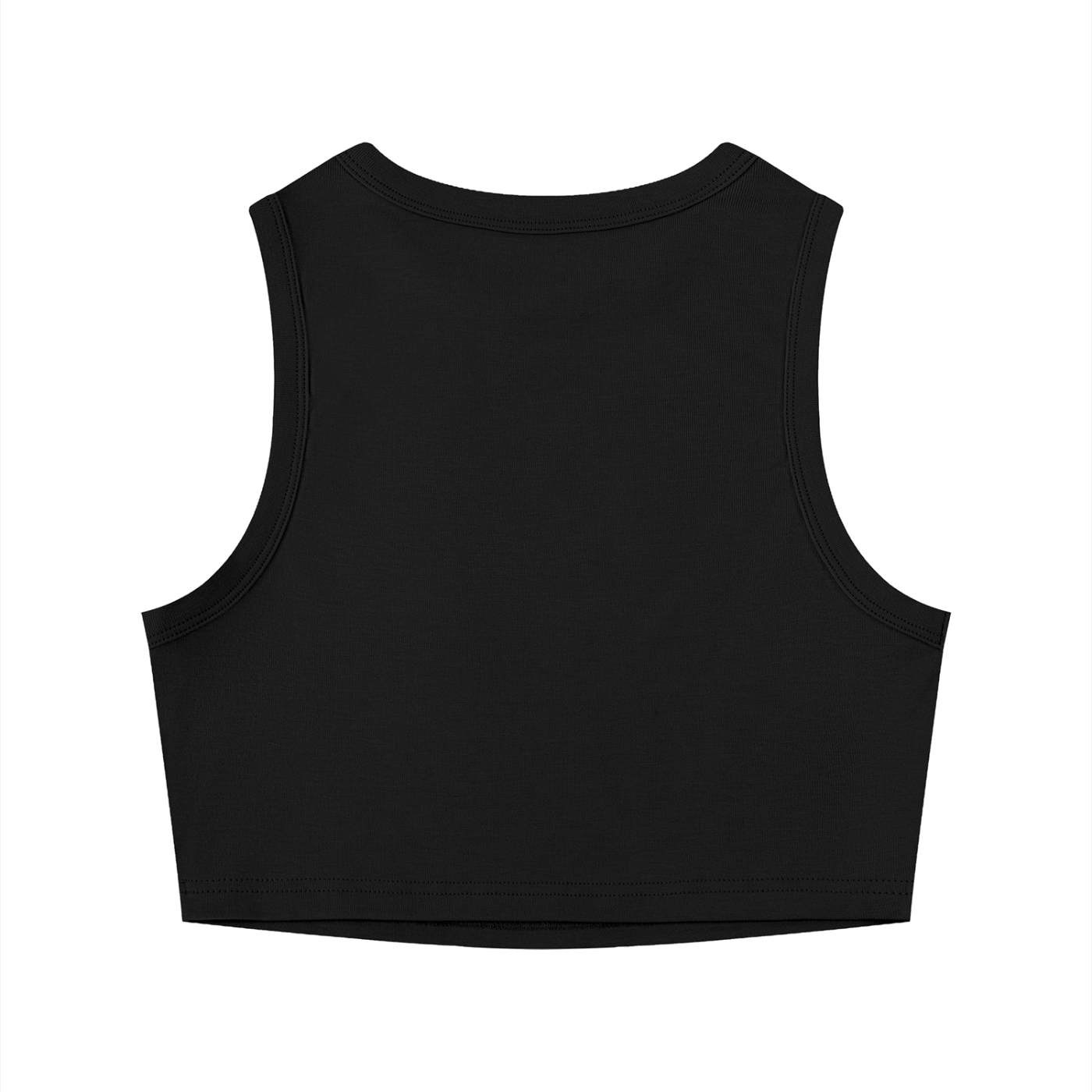 Stolo Clothing Co LOGO Tight Crewneck Crop Tank Top Tee