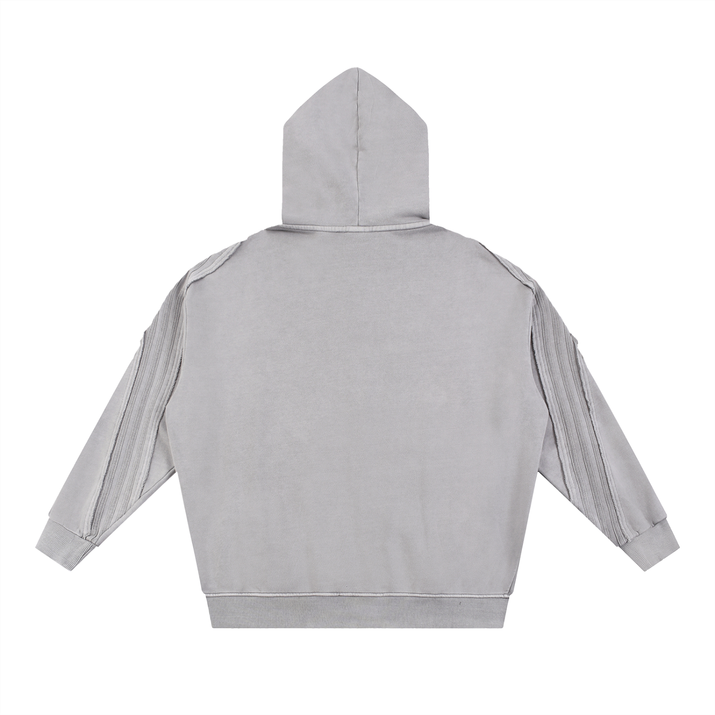 Stolo Clothing Co PROJECT O8 Snow Washed Tape Raw Edge Zip Hoodie