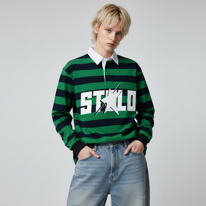 Stolo Clothing Co STARCHILD WHERES WALDO Striped Polo Tee