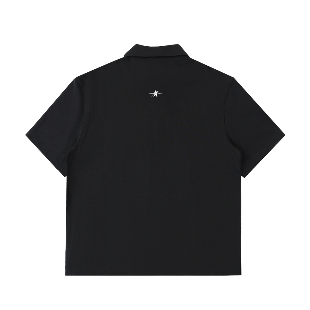 Stolo Clothing Co STARCHILD Quarter-Zip Cotton Unisex Polo Tee